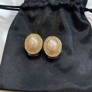 Christian Dior Clip Earrings